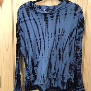 Volcom Blue TieDye Hoodie